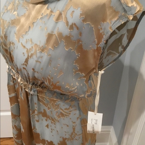 PROJECT ALABAMA SILVER & GOLD TOP BLOUSE SZ 2 - Picture 3 of 10